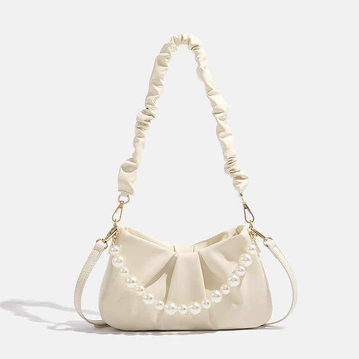 Elegante Perlenakzent Sling-Tasche Karnz