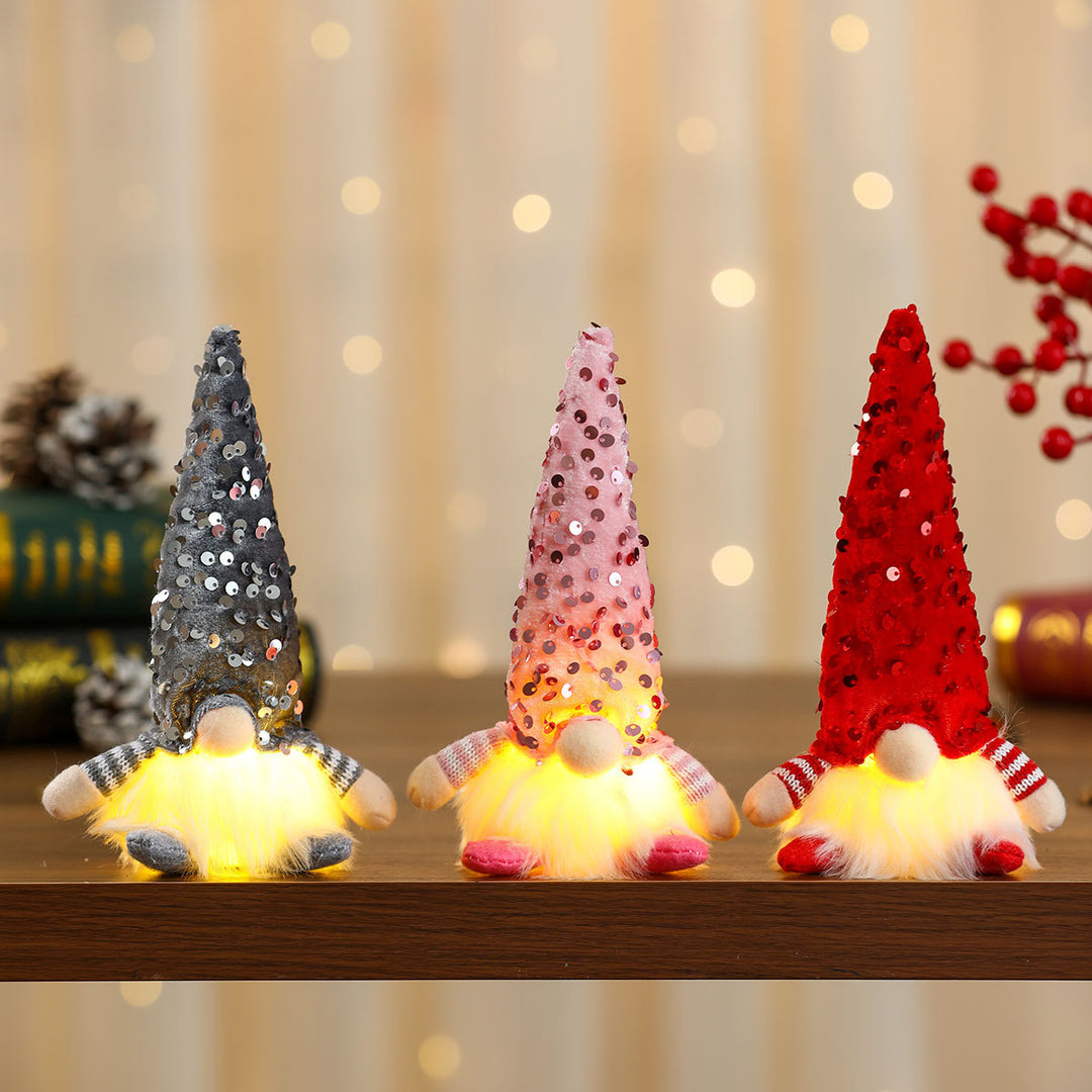 Dekorative LED Gnome Figurine Karnz