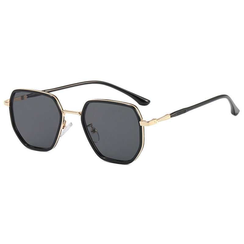 Damen geometrische Sonnenbrille mit elegantem Gläserdesign Karnz