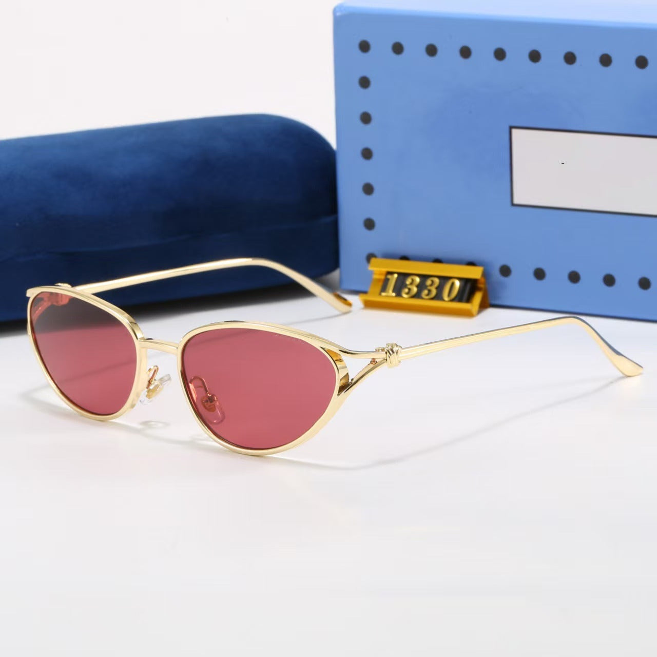 Damen elegante Cat-Eye Brille Karnz