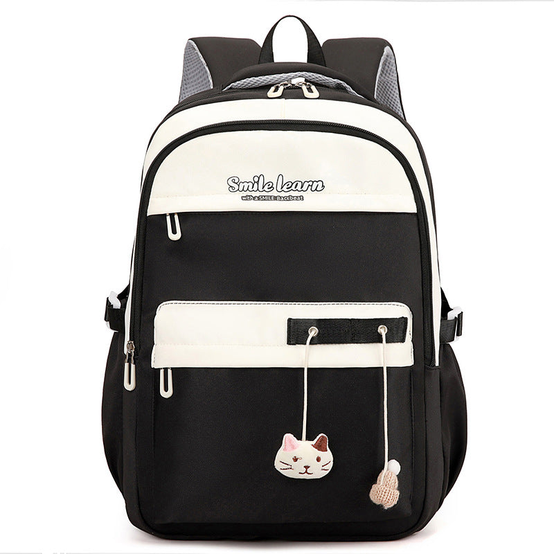 Niedlicher katzenmotivierter Schulrucksack