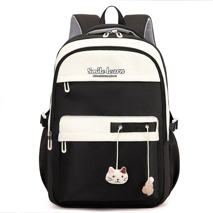 Niedlicher katzenmotivierter Schulrucksack