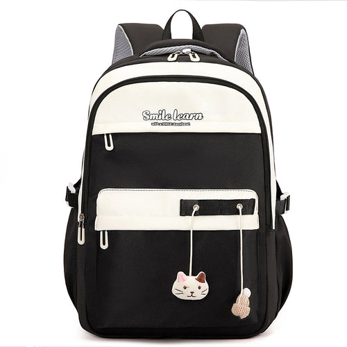 Niedlicher katzenmotivierter Schulrucksack