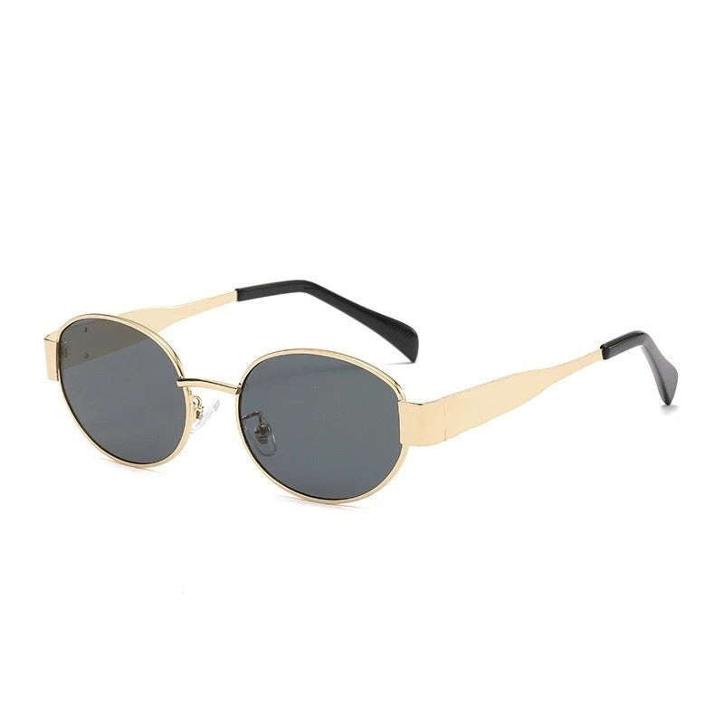 Damen modische Sonnenbrille im eleganten ovalen Design Karnz
