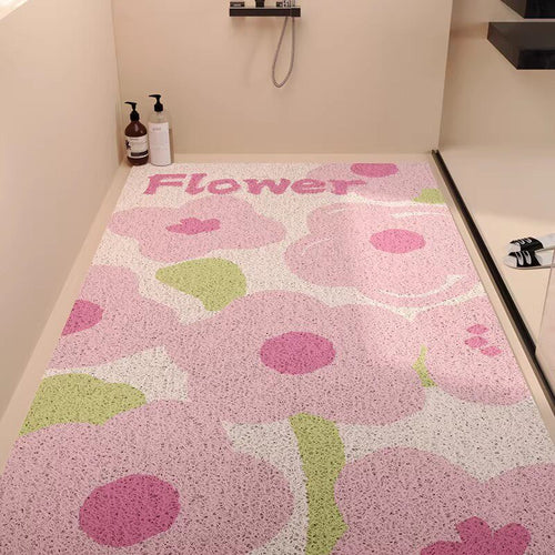 Dekorativer Floral Badevorleger