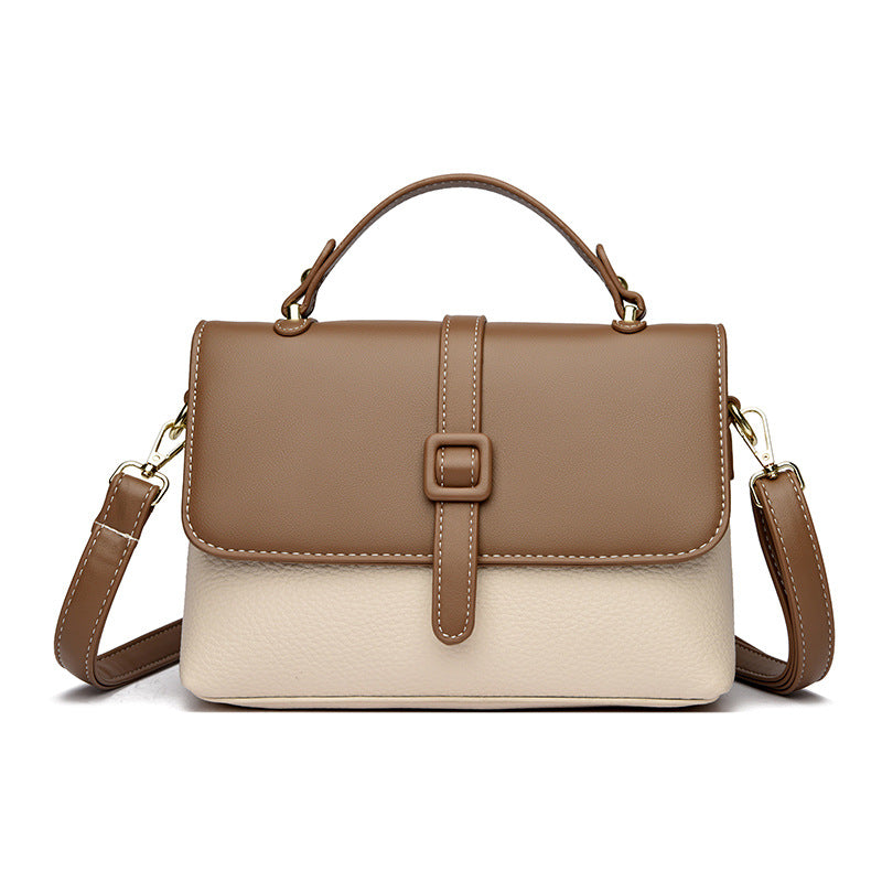 Elegante Zweifarbige Handtasche Karnz