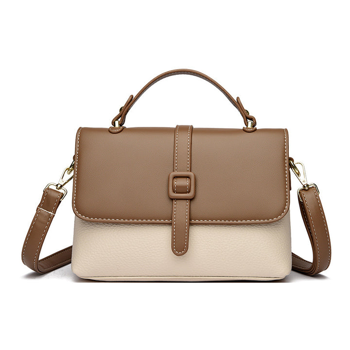 Elegante Zweifarbige Handtasche Karnz