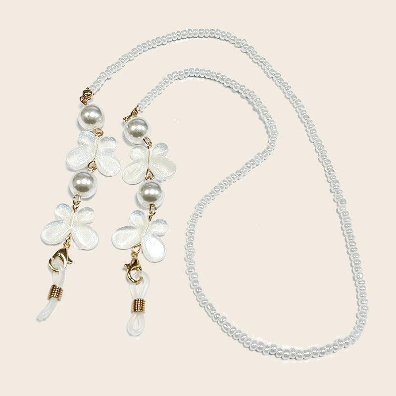 Dekorative florale Brillekette Karnz