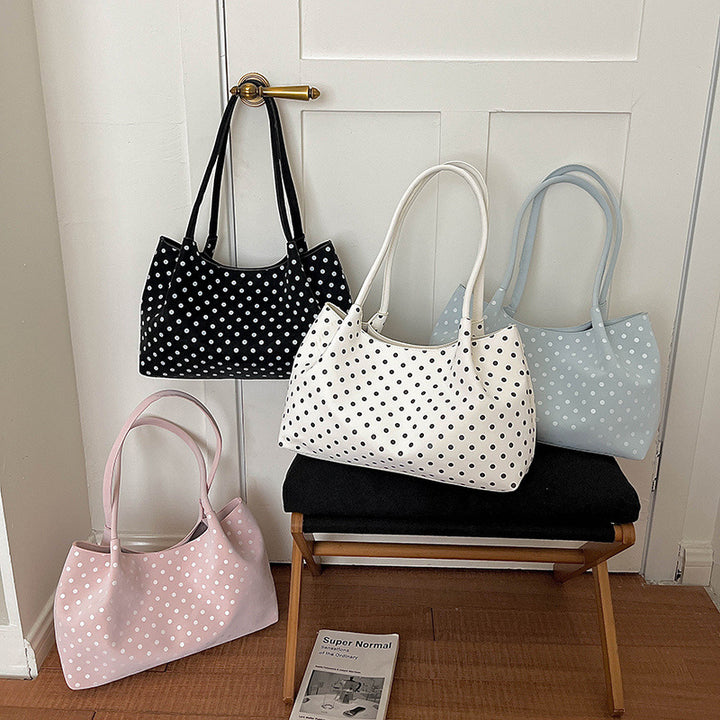 WoChic Polka Dot Schultertasche Karnz
