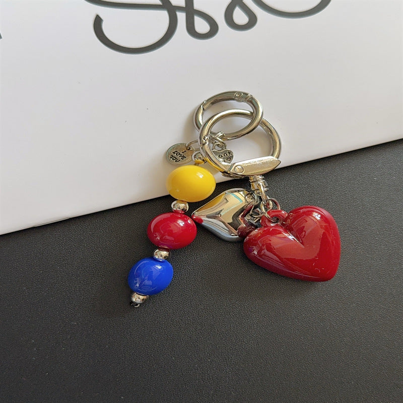 Herzförmiger Charm Schlüsselanhänger Karnz 1790135675