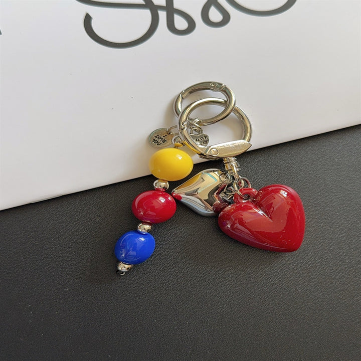 Herzförmiger Charm Schlüsselanhänger Karnz 1790135675