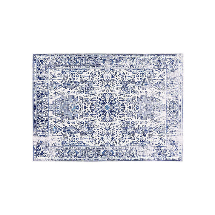 Vintage Floral Pattern Bereich Teppich Karnz