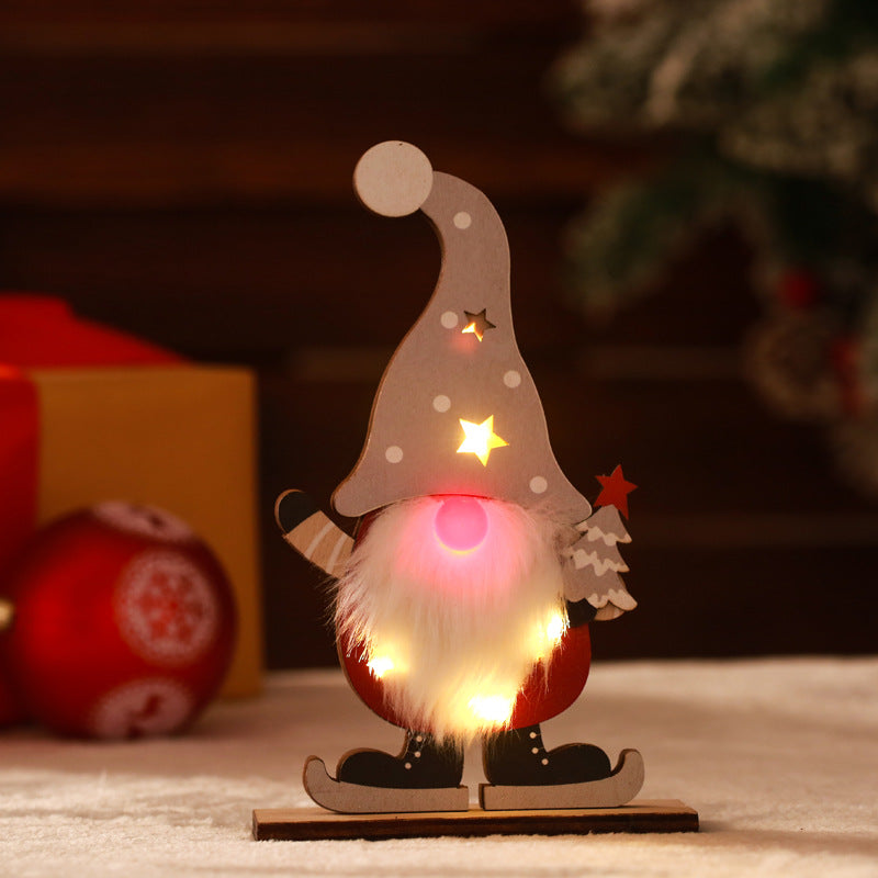 Dekorative Weihnachtsgnom mit LED-Beleuchtung Karnz