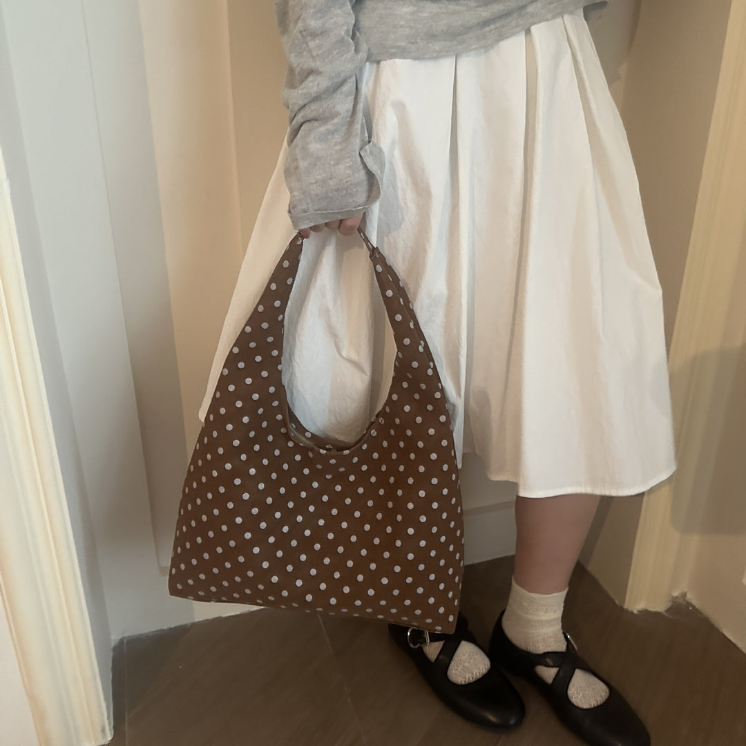 Polka Dot Hobo Tasche