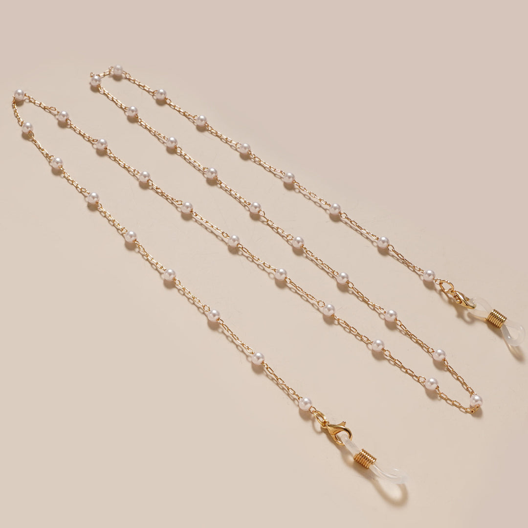 Chic Perlen Brillen Kette Karnz