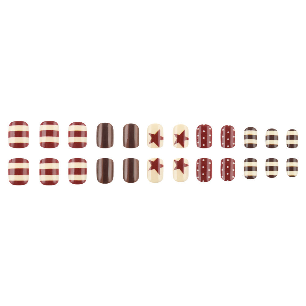Festliches geometrisches Nagelkunstset Karnz