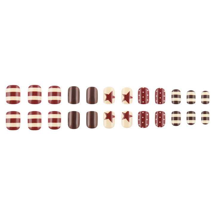 Festliches geometrisches Nagelkunstset Karnz