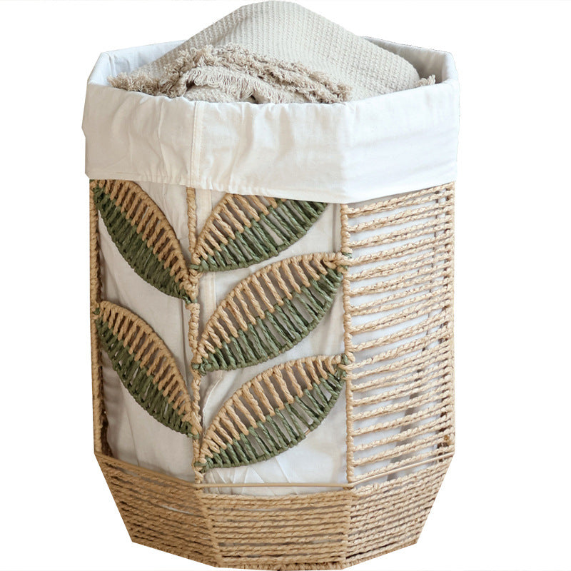 Aufbewahrungskorb mit pflanzlichem Design Karnz
