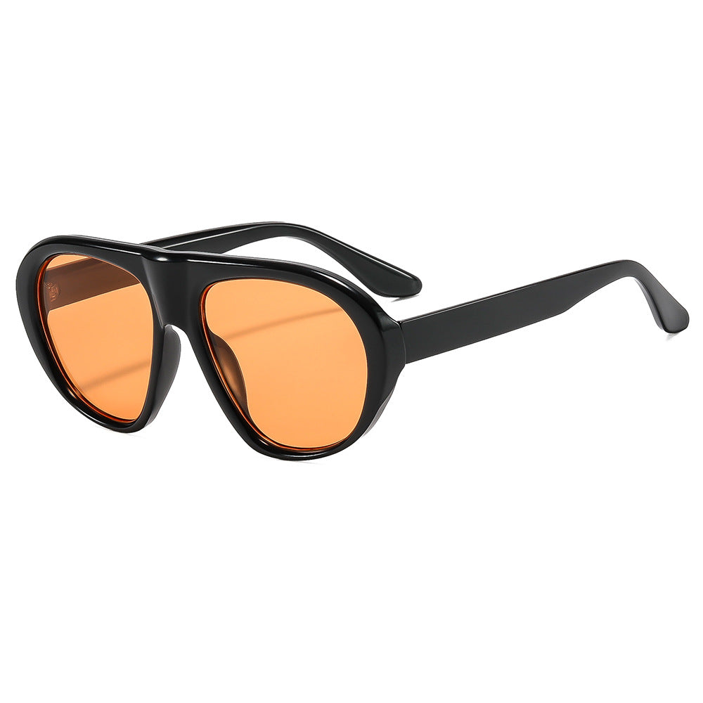 Damen modische Brille mit großem Rahmen und stylischem Design Karnz