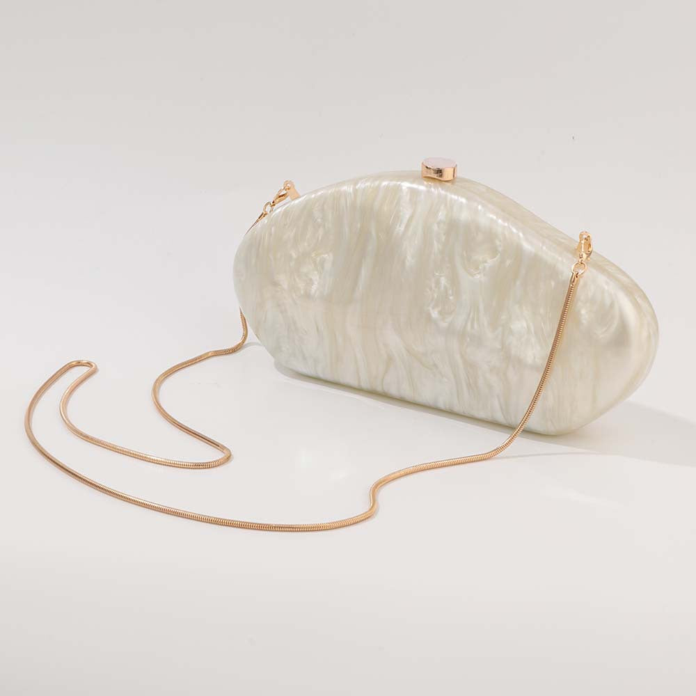 Moderne marmorierte Clutch Tasche