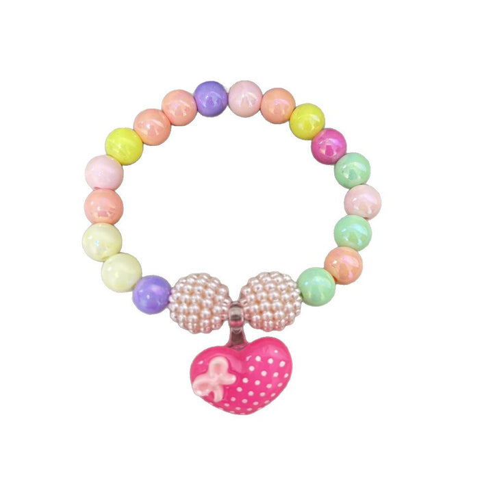 Buntes Armband mit Blumenanhängern Karnz