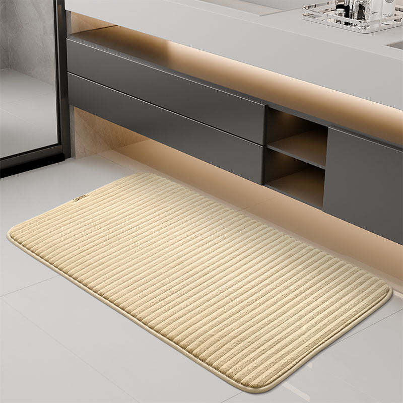 Absorbierender gerippter Badematte