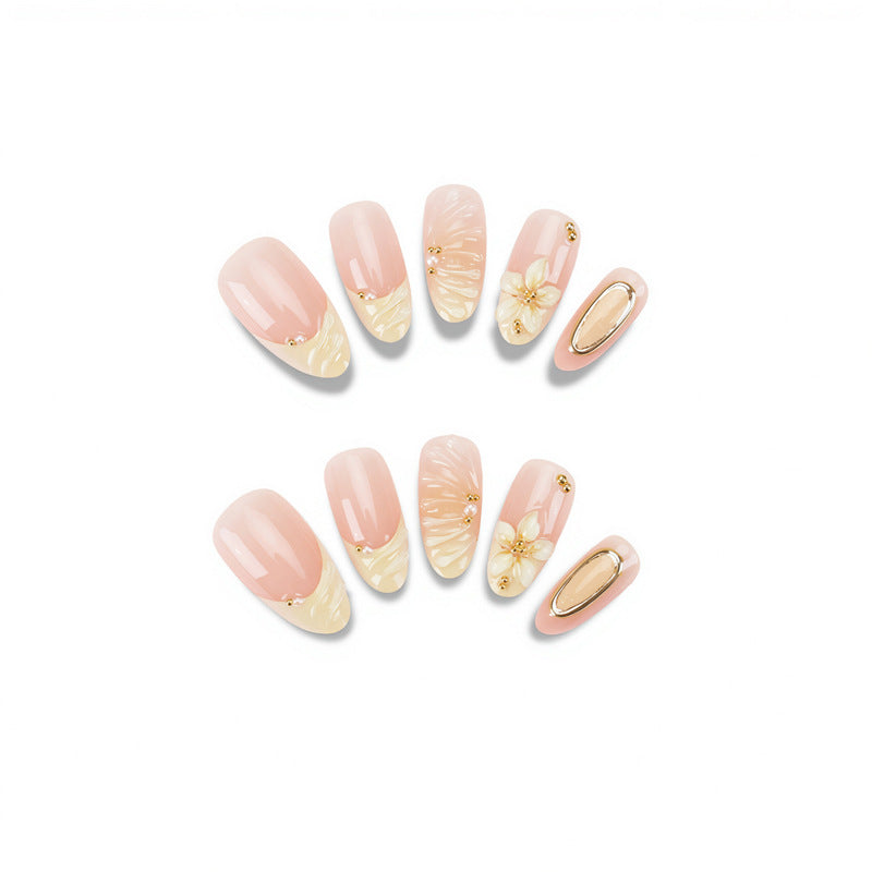 Elegante Blumen Press-On Nagel Set Karnz 1789389044