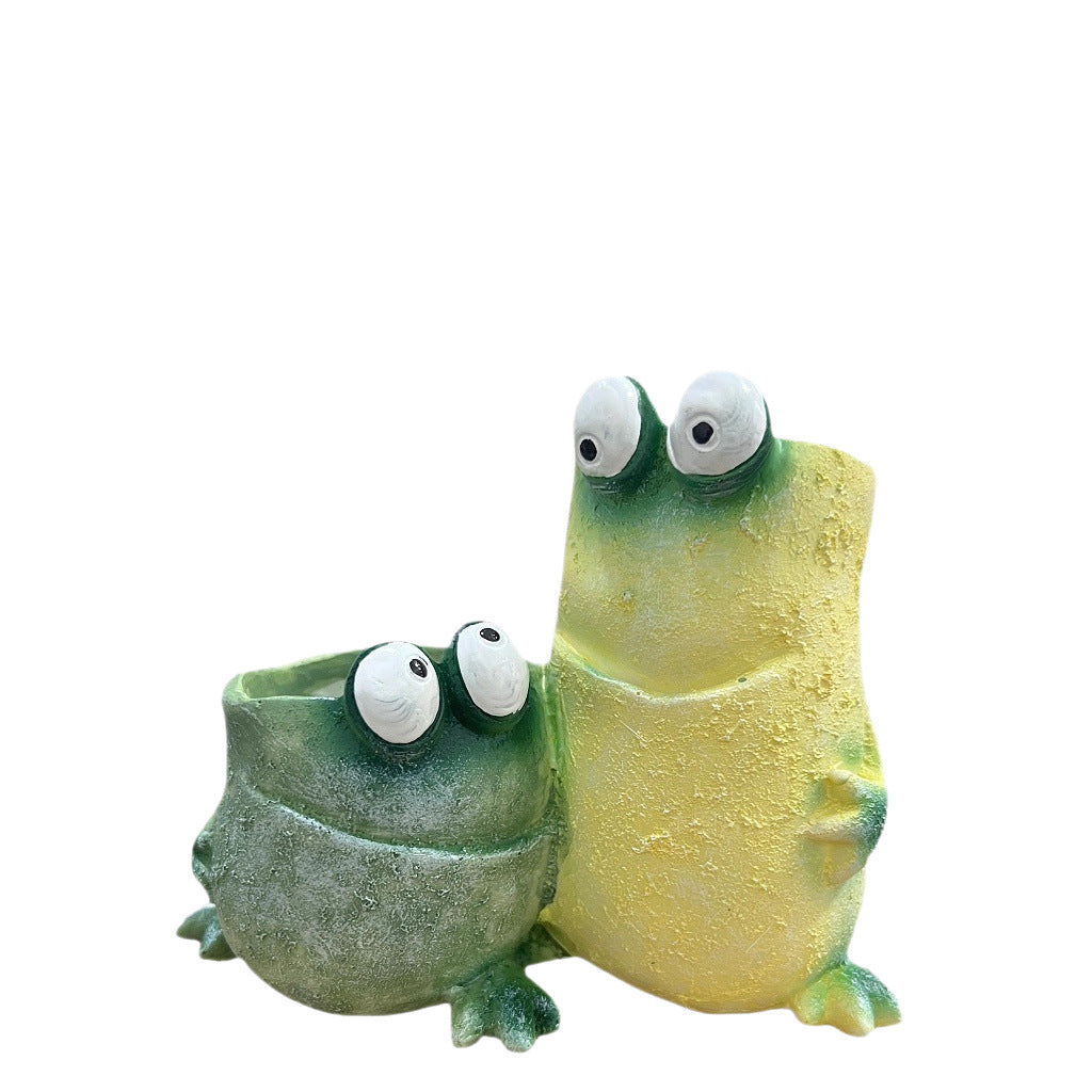 Dekorative Pflanzenübertopf in Froschdesign Karnz