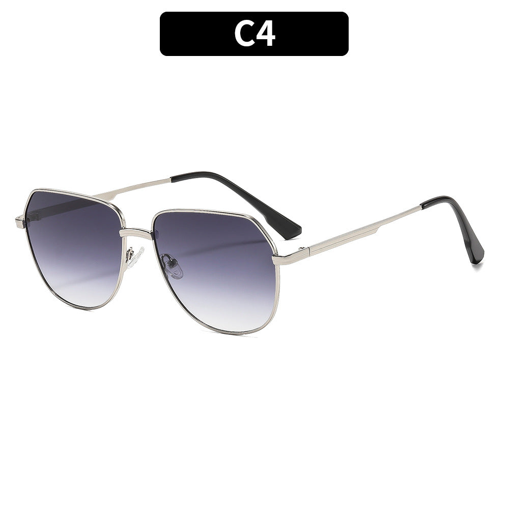 Premium Geometrische Piloten-Sonnenbrille