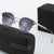 Damen runde Vintage-Sonnenbrille mit hochwertigem Metallrahmen und robustem Design Karnz