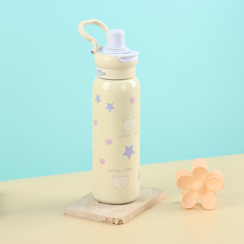Damen Kinderfreundliche Edelstahl-Trinkflasche Karnz