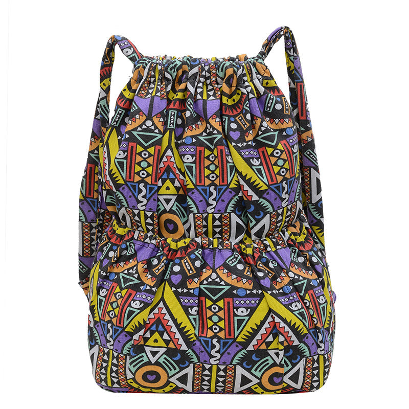 Schnürrzug Elefanten Druck Rucksack Karnz