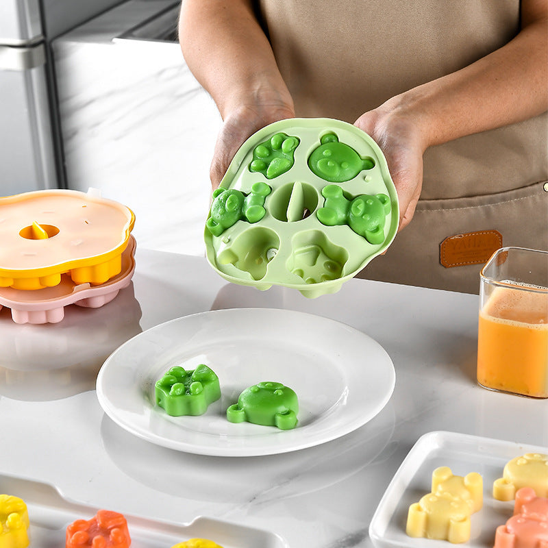 Silikon-Eiswürfelform mit Tierischen Motiven Karnz