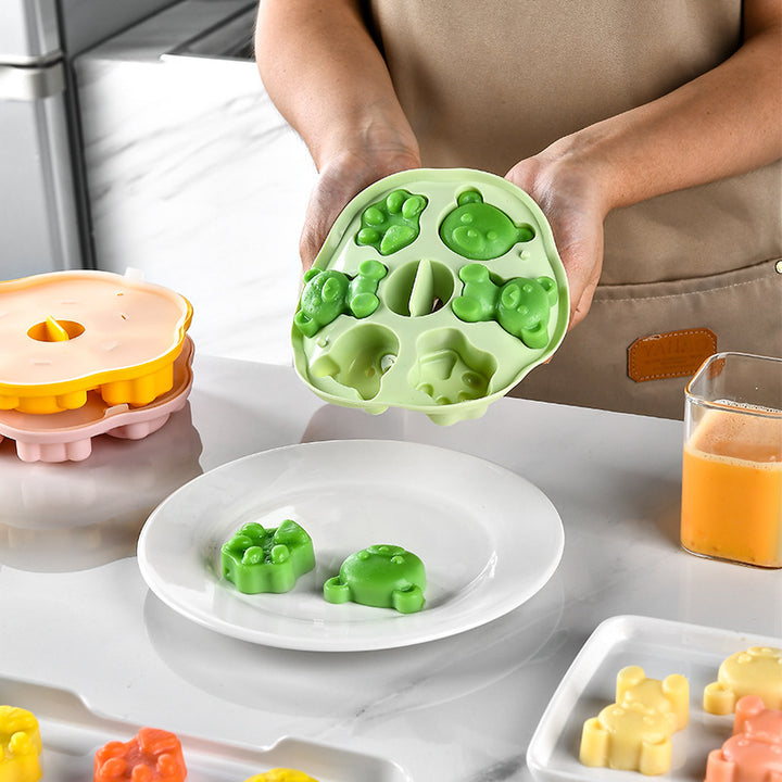 Silikon-Eiswürfelform mit Tierischen Motiven Karnz