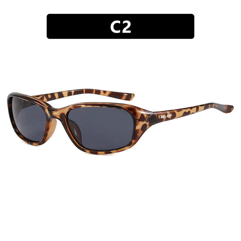 Damen sportliche Sonnenbrille mit breitem, ergonomischem Rahmen Karnz