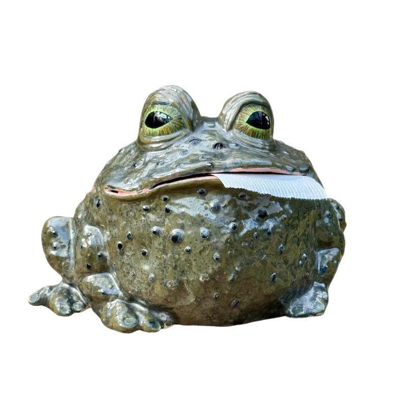 Dekorative Froschfigur mit Zahnbürstenhalter Karnz