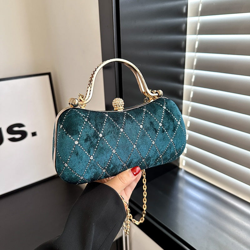 Elegante gesteppt Abendtasche