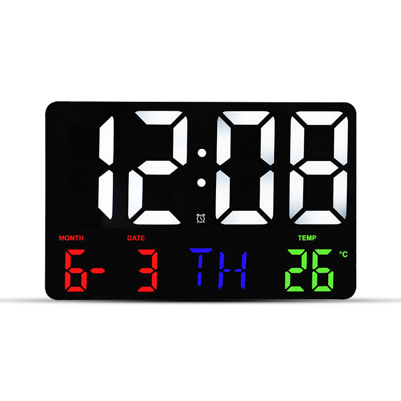 Digitaler Wandwecker mit Multifunktionalem Led-Display Karnz