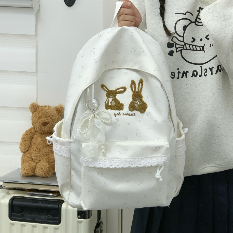 Cute Bunny-Themed Casual Backpack Karnz