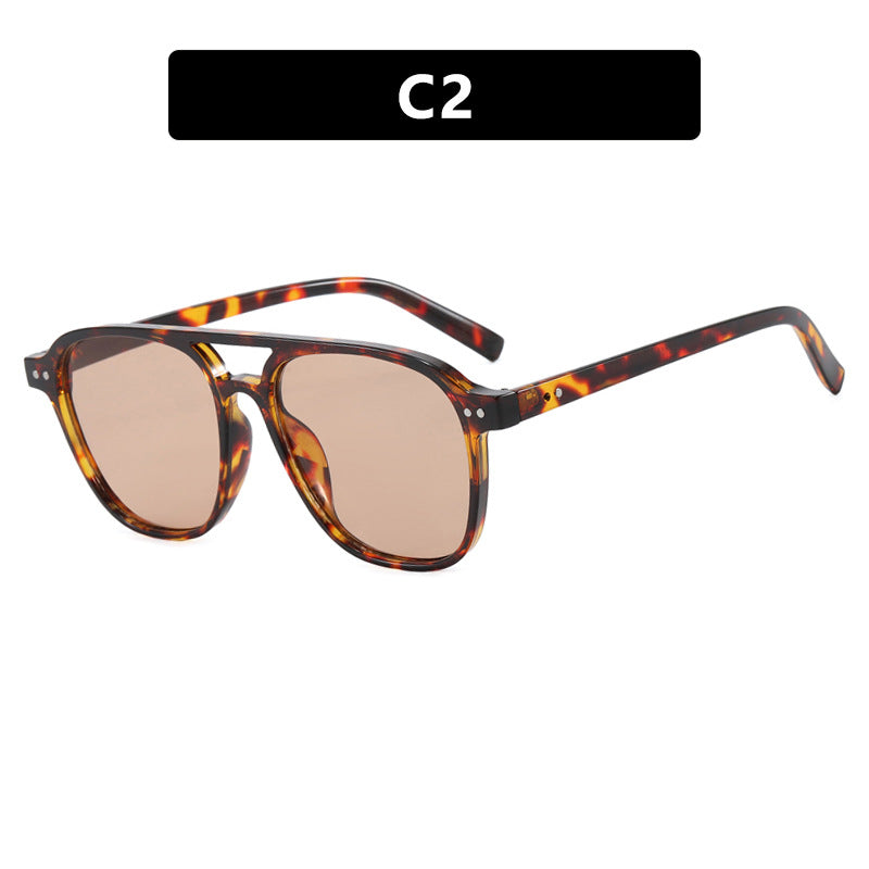 Damen moderne quadratische Sonnenbrille mit robustem Design und UV-Schutz Karnz