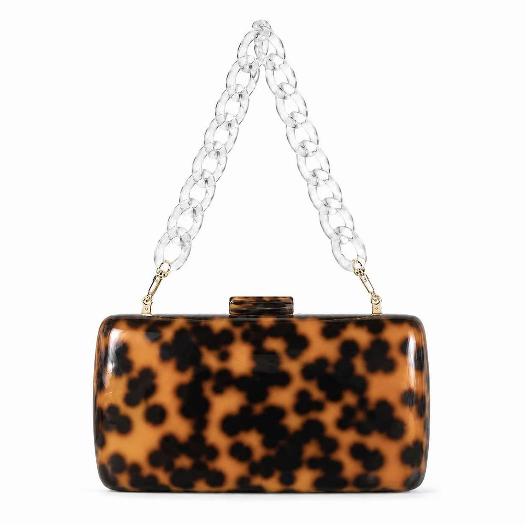 Geometrische Acryl-Clutch