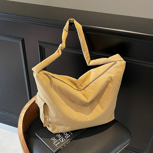 Knoten-Handgriff Canvas Tasche Karnz