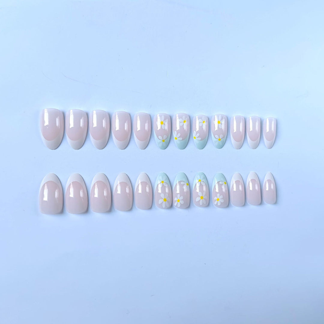 Künstlerisches Florales Acryl-Nagelkunst-Set