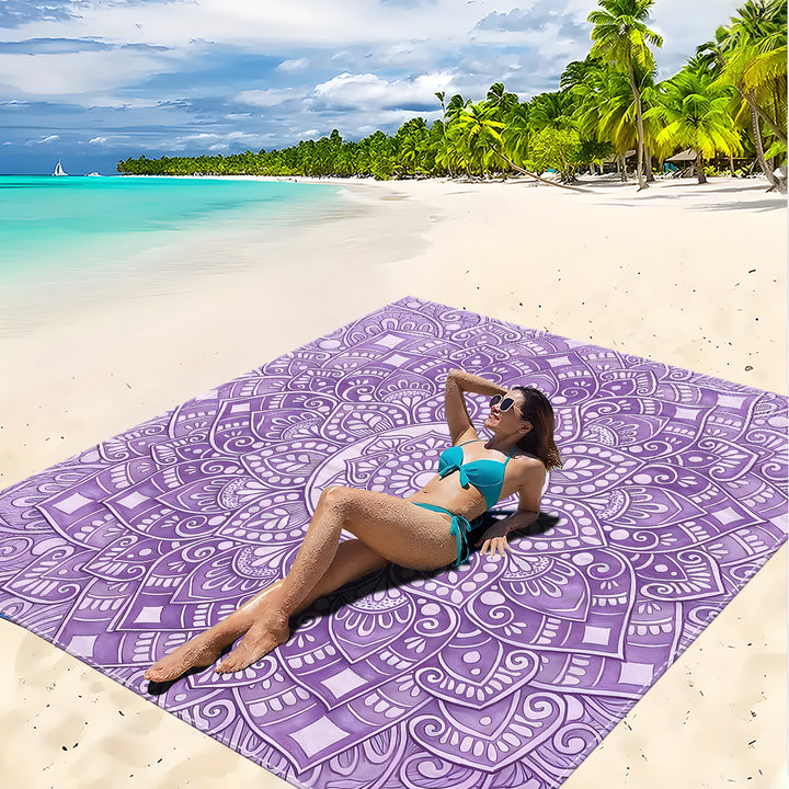 Mandala Design Strandmatte Karnz