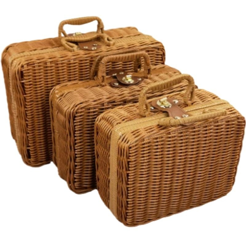 Damen eleganter Handtasche aus geflochtenem Material Karnz