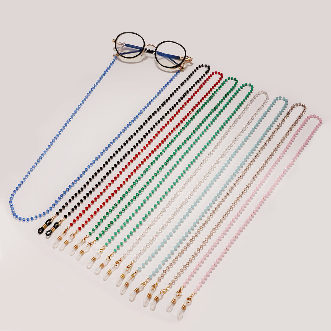 Elegante Perlen Brille Halskette Karnz