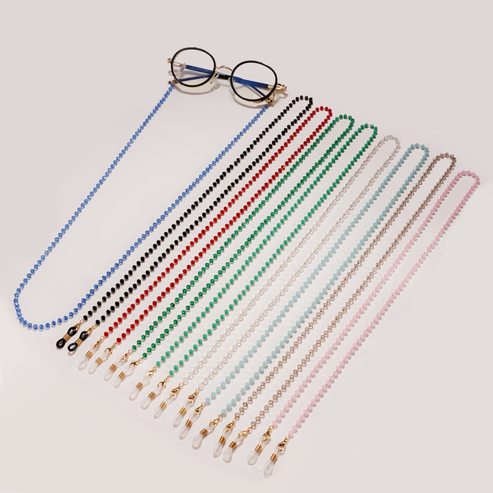 Elegante Perlen Brille Halskette Karnz