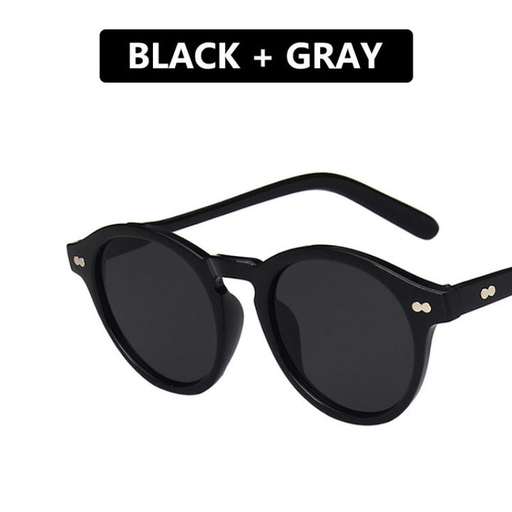 Damen modische runde Sonnenbrille Karnz