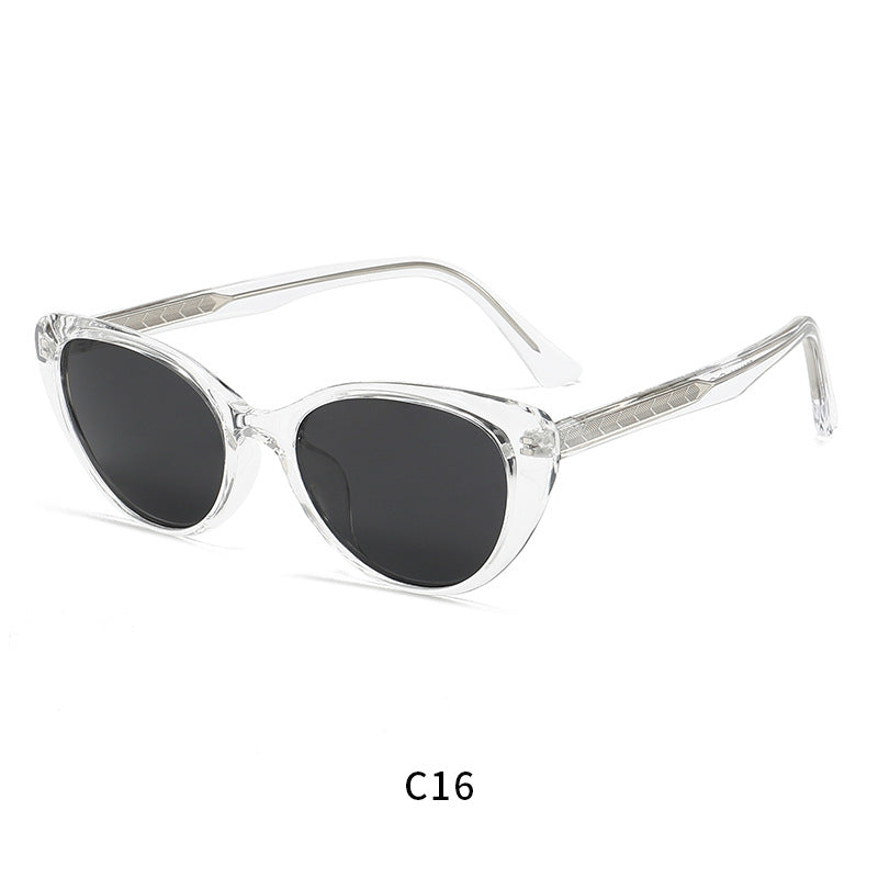 Damen Cat-Eye Sonnenbrille mit luxuriösen, getönten Gläsern und stilvollem Rahmen Karnz