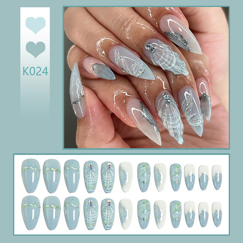 Luxus 3D Nagelspitzen-Set Karnz